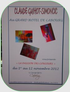 EXPOSITION AU GRAND HOTEL DE CABOURG